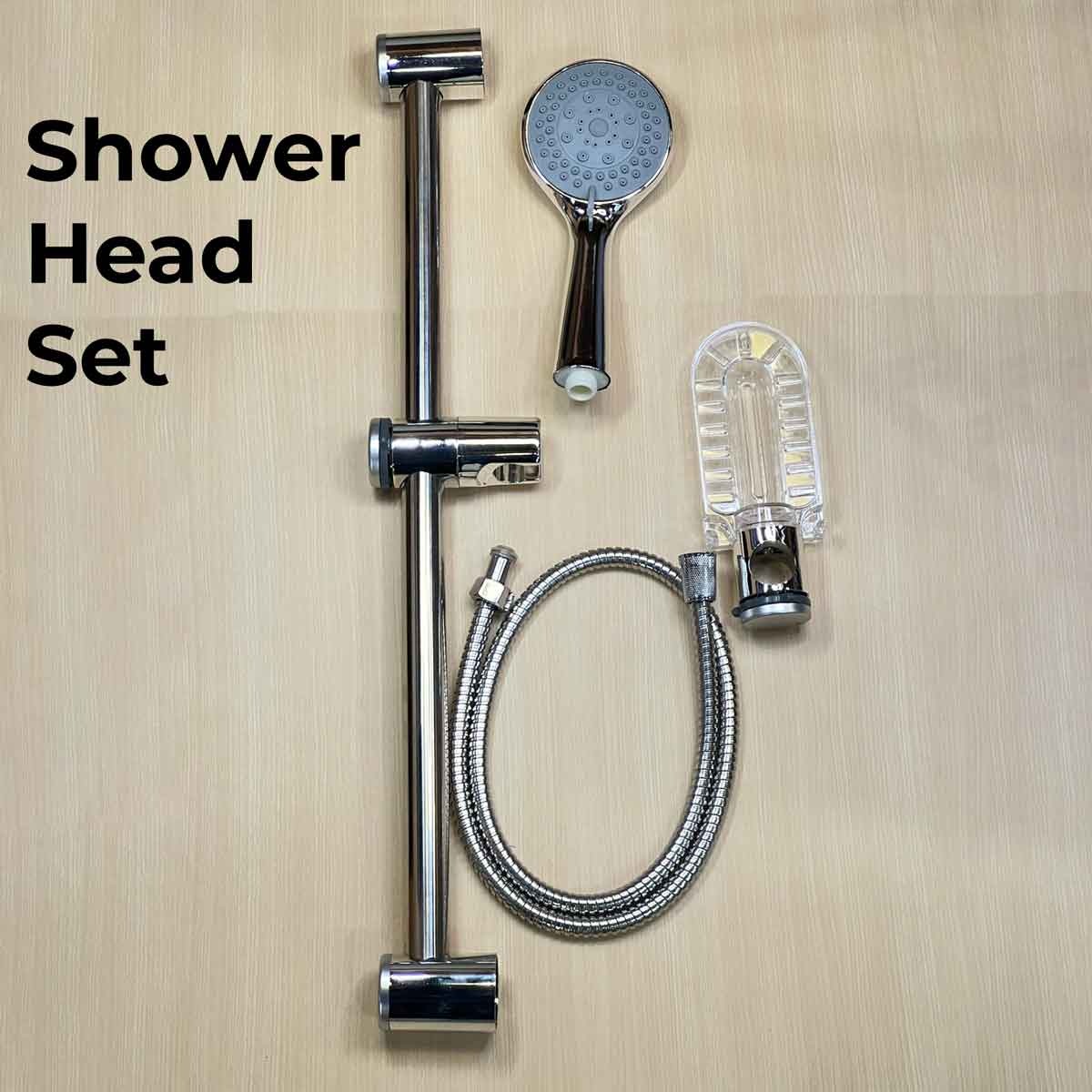 Shower Head Set Shower Head with Hose and Base Handheld Shower Kit bathroom Shower set with Holder
