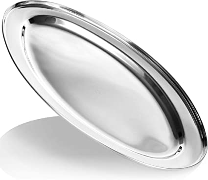 Size 50 cm Oval Stainless Steel Platter