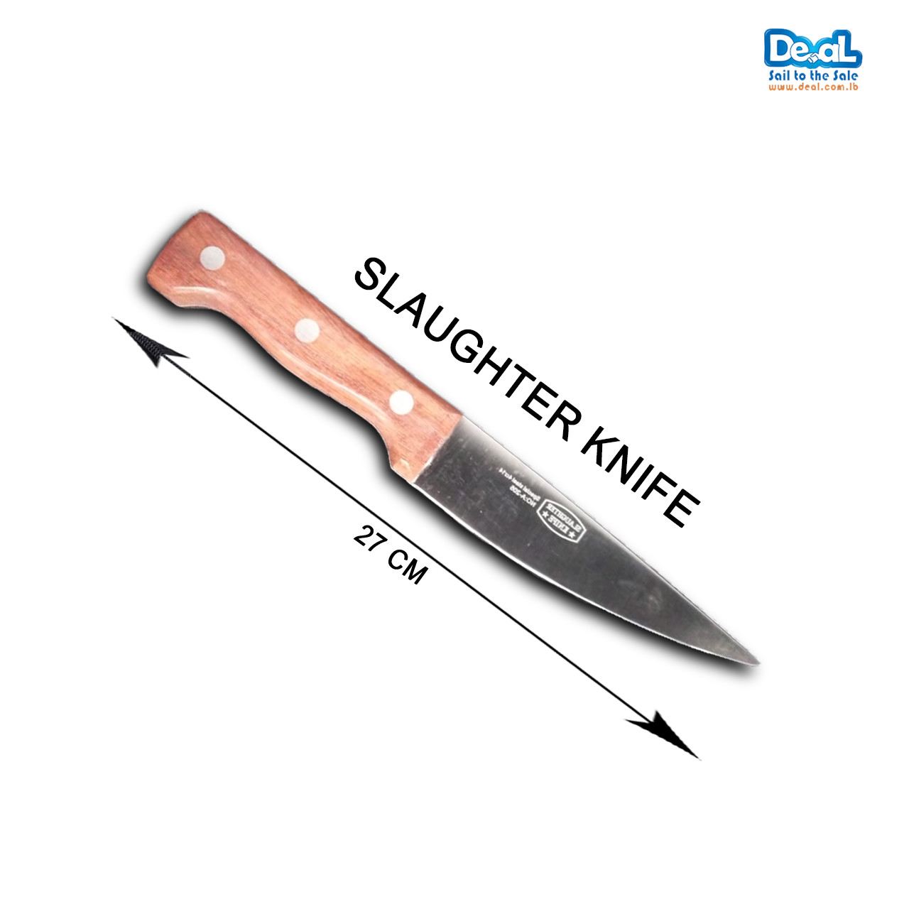 Slaughter knife Stainless Steel Slaughter 205 Butcher Decals Knife for Cleaning Vegetables Sushi Fruit Knives