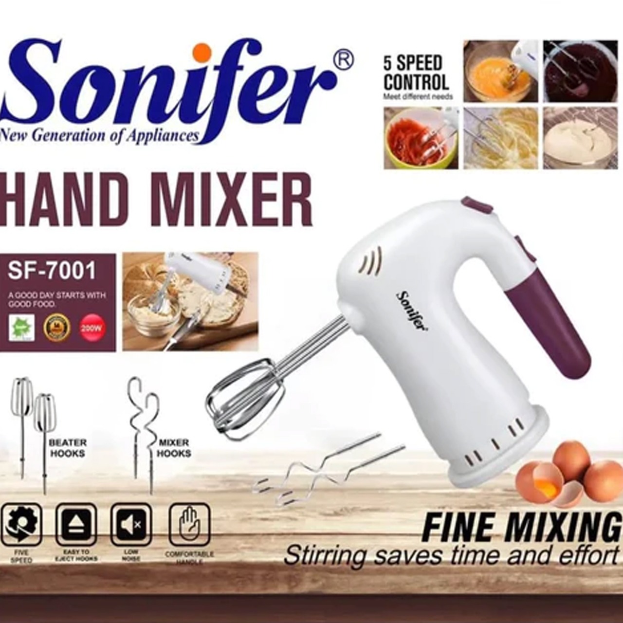 Sonifer Hand Mixer SF-7001
