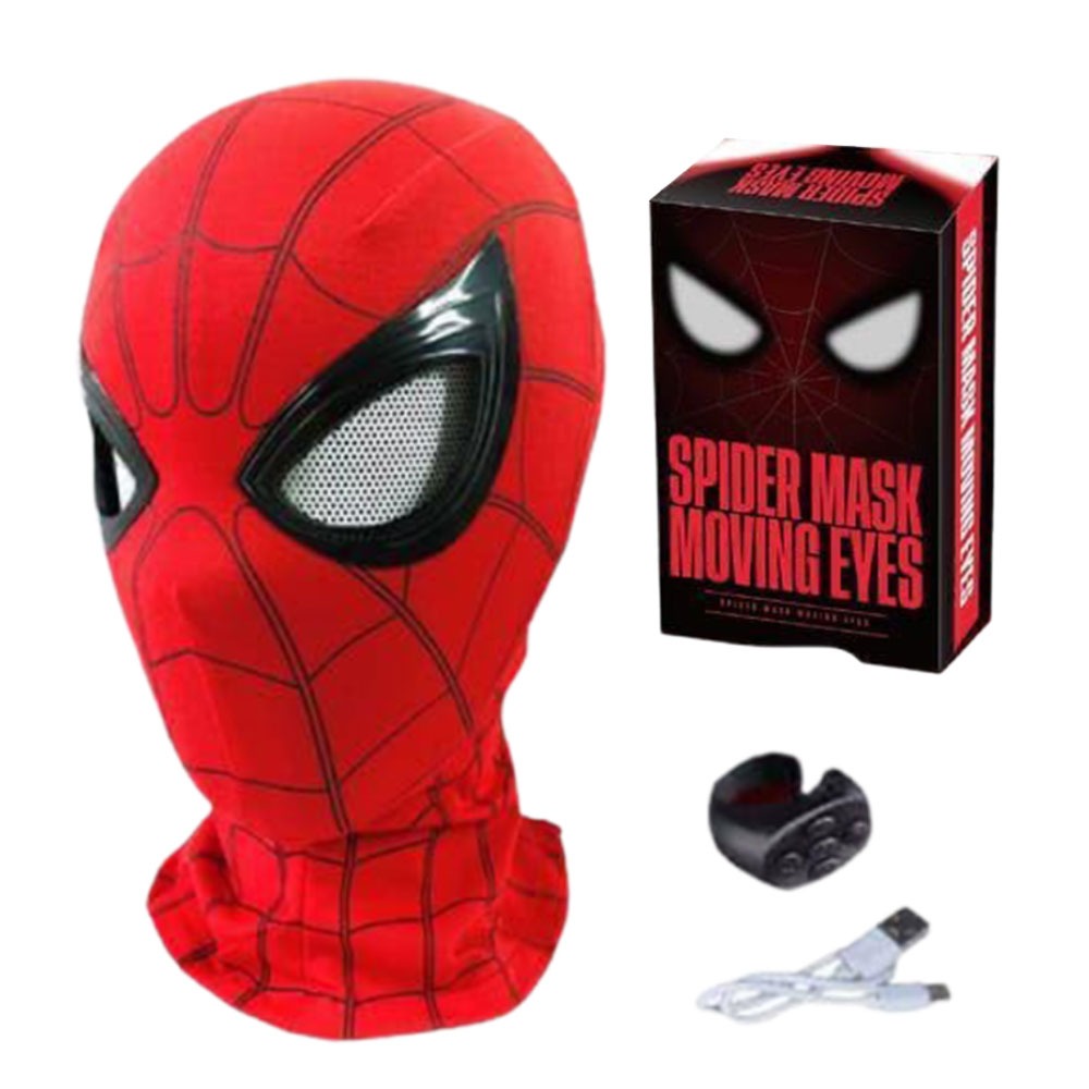 قناع سبايدرمان عيون متحركة | Spider Mask – Moving Eyes
