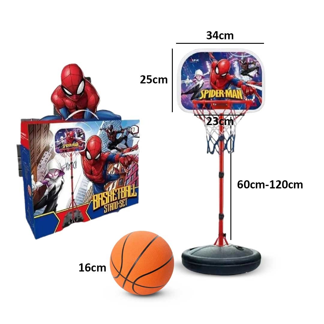 Spiderman Basketball Stand set 120cm