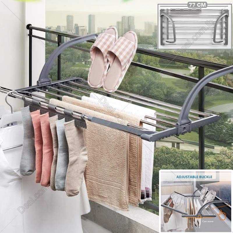 Stainless steel folding radiator drying hanger Extension rack windowsill