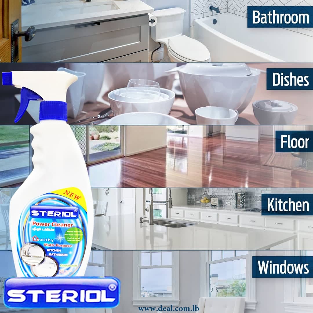 Steriol+Power+Cleaner+Disinfectant+650ml