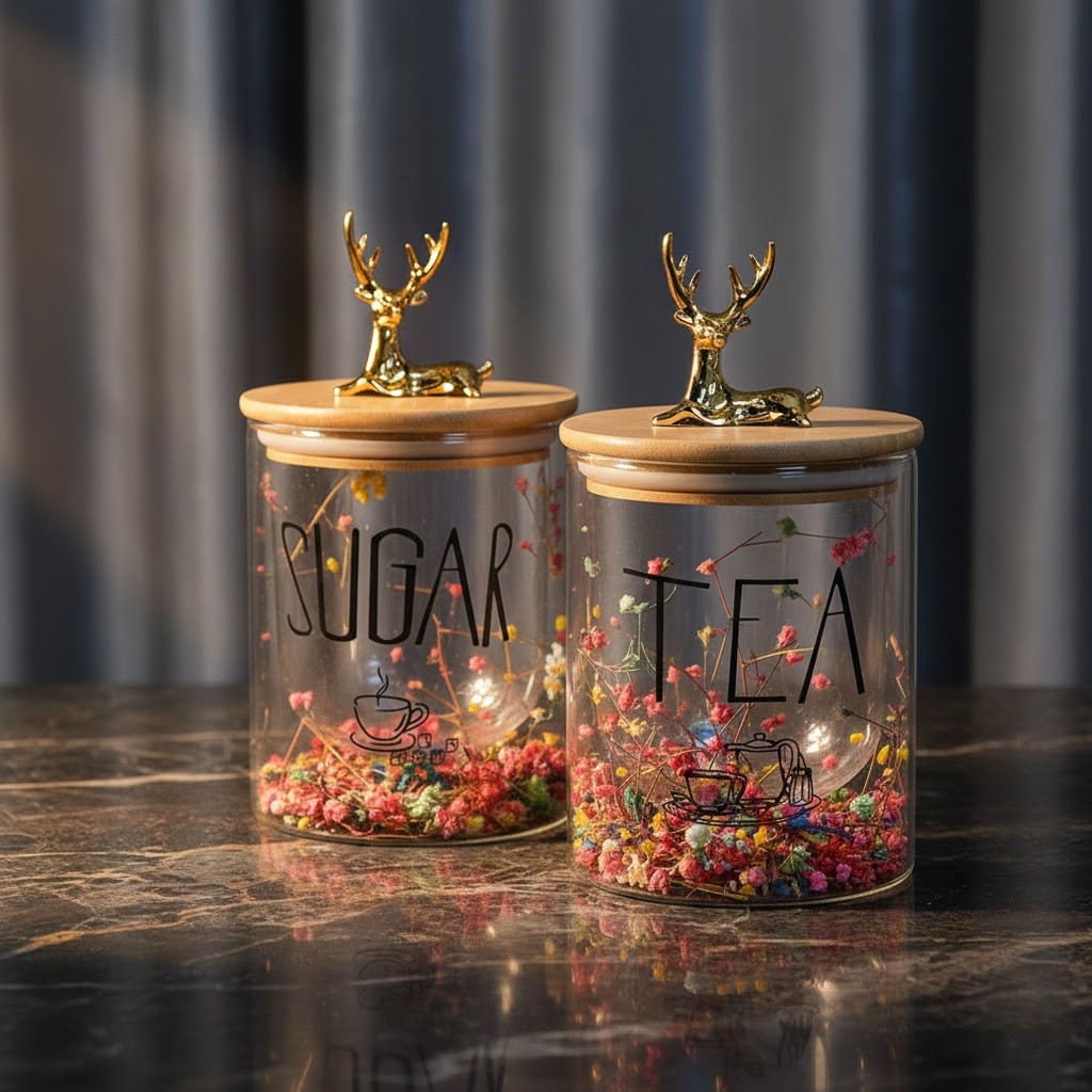 Storage Jar – مرطبان زجاج بغطاء