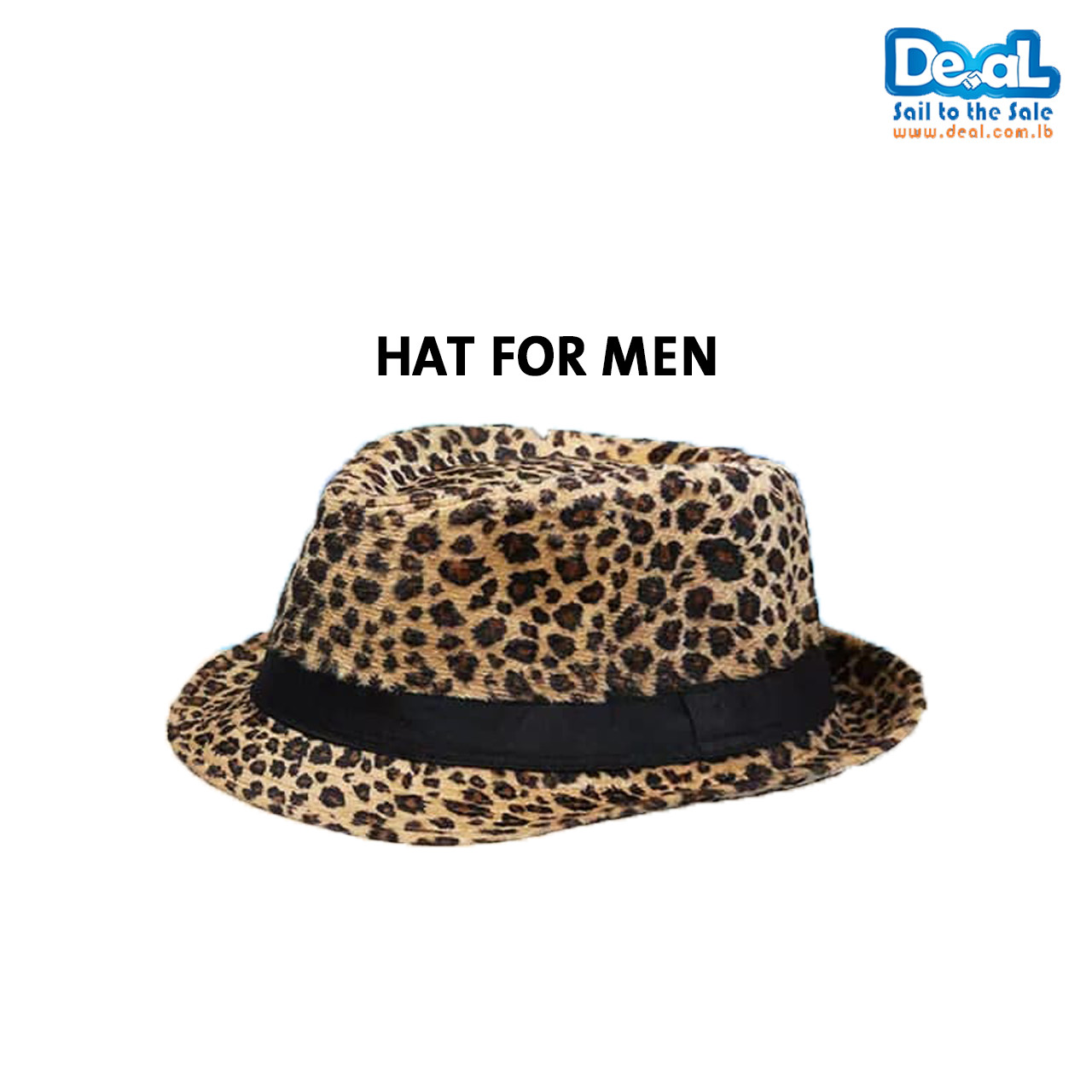 Stylish Leopard Print Fedora Hat