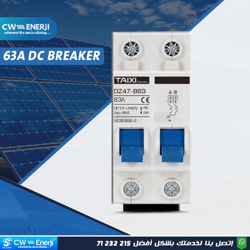 TAIXI 63A DC Circuit Breaker