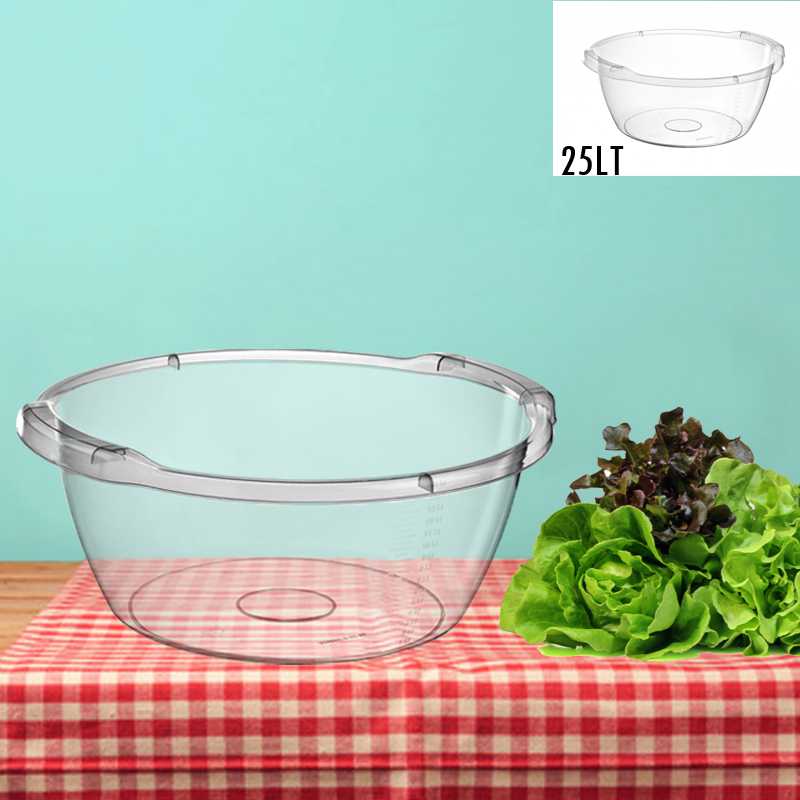 TRANSPARENT BASIN BASIN  25 LT