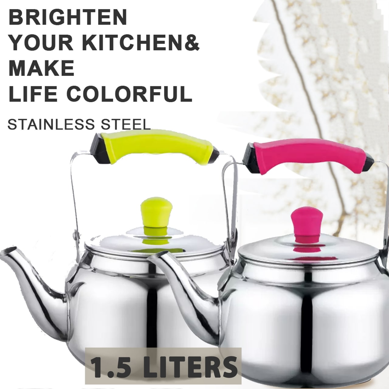 Tea Kettle Stainless Steel 1.5 L