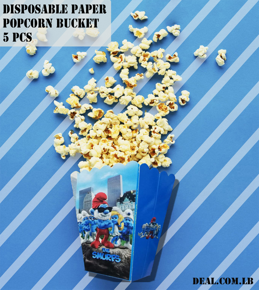 The Smurfs Disposable Popcorn Bucket