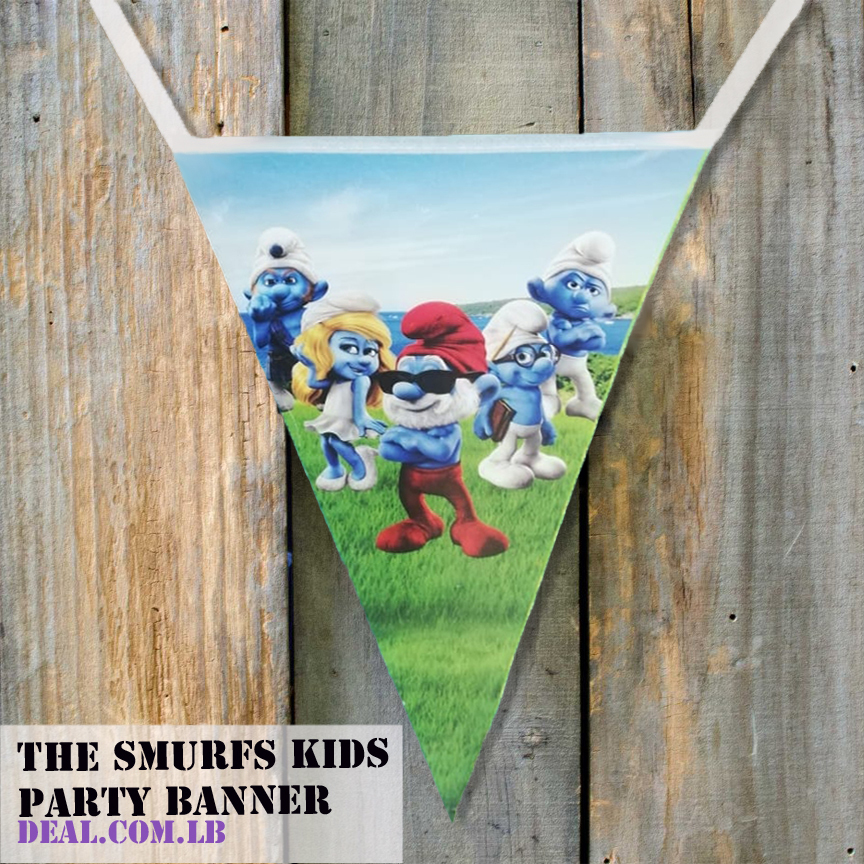 The Smurfs Kids Party Banners