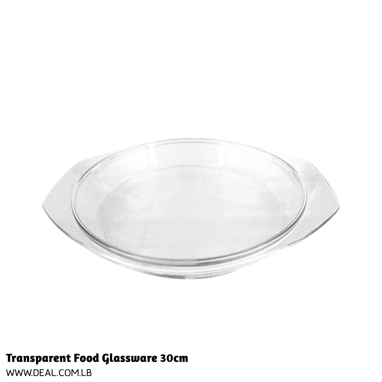 Transparent Food Glassware 30cm