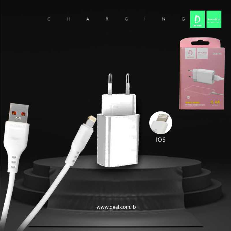 Travel Charging Kit 2.4A  DC01  IOS CHARGER