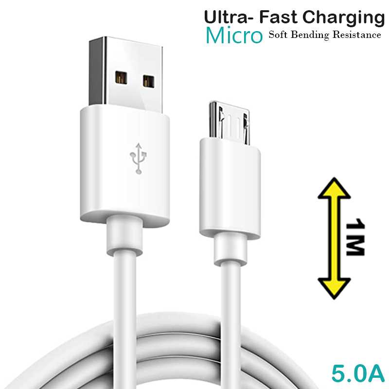 Ultra-Fast Charging 5.0A Soft Bending Resistance Data Cable 25W