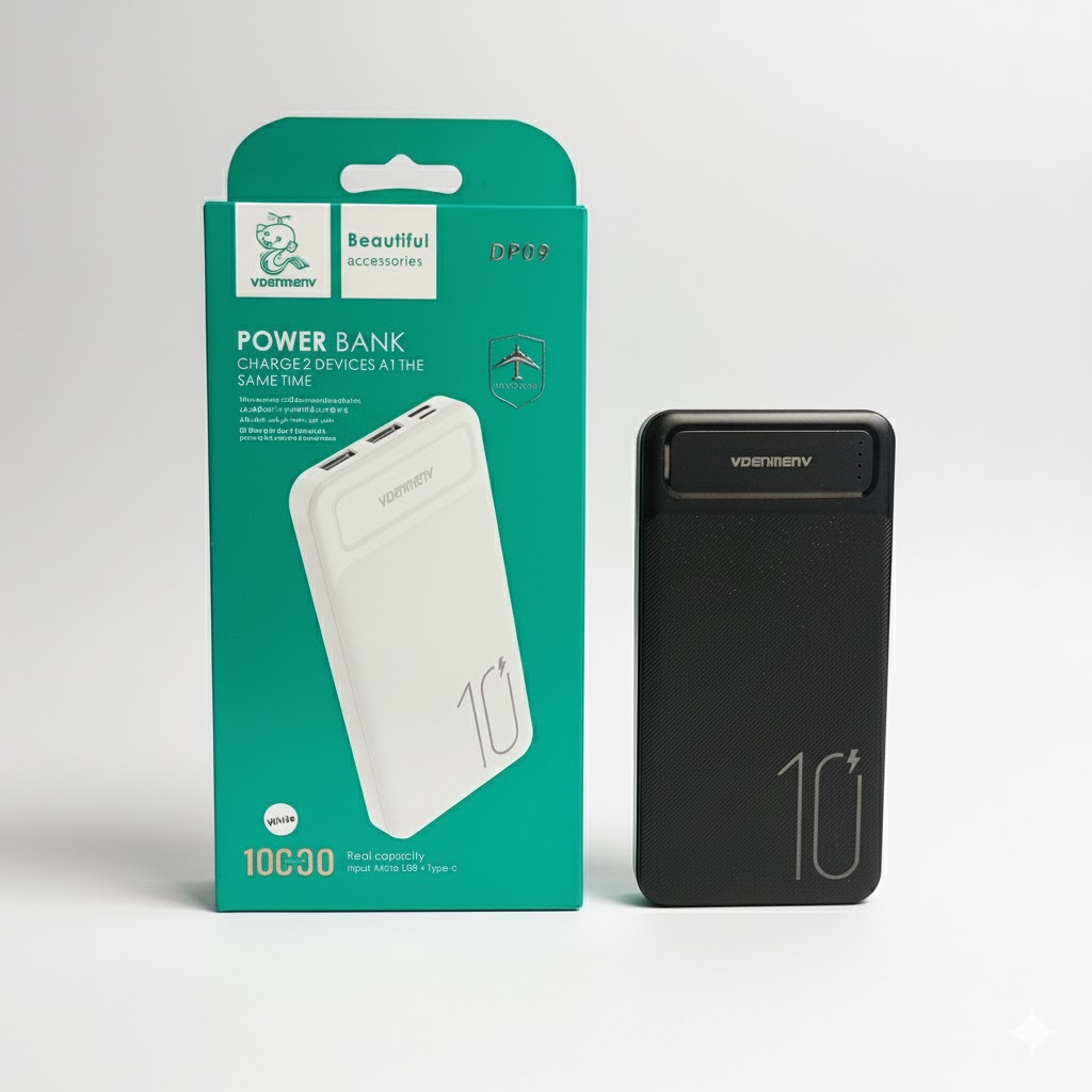 VDENMENV 10000mAh Power Bank DP09