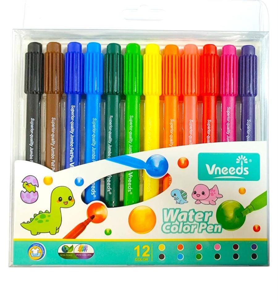 Vneeds 12 Pcs Water Color Pen