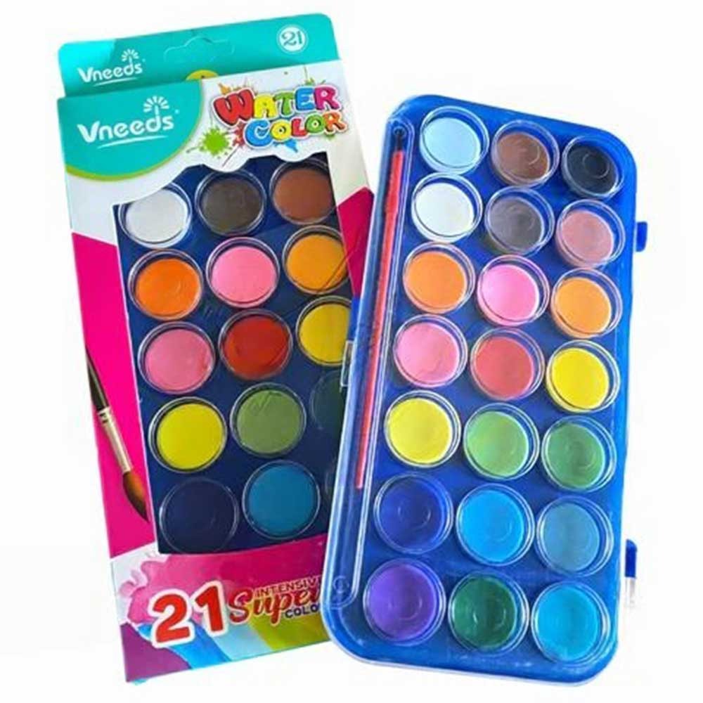 Vneeds 21 Pcs Water Color,21 Intensive Super Colour