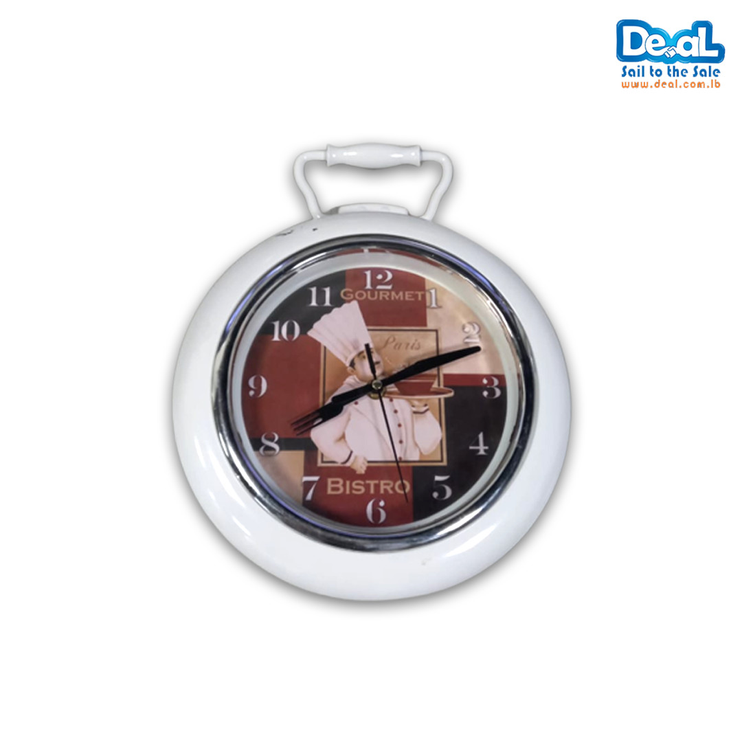 Wall clock model frying pan 30cm