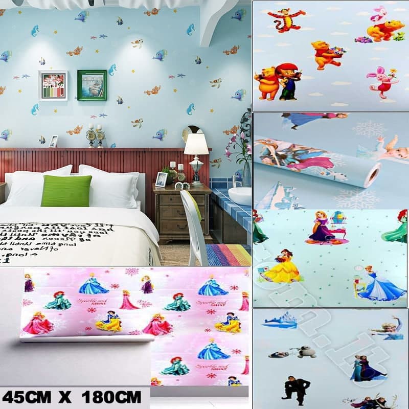 Waterproof Self Adhesive Wallpaper Roll For Kids Room