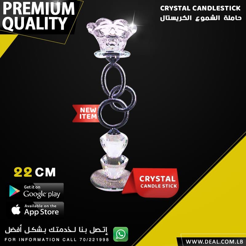 crystal candlestick