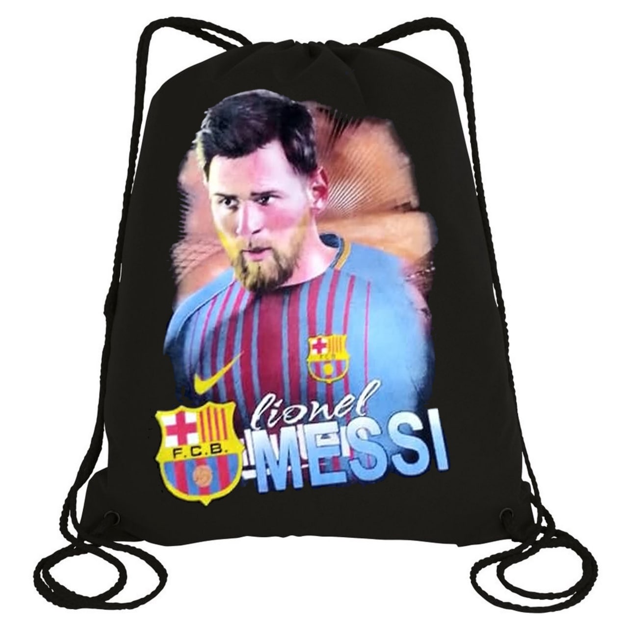 lionel messi F.C.B  Backpack Sack Pack For Men