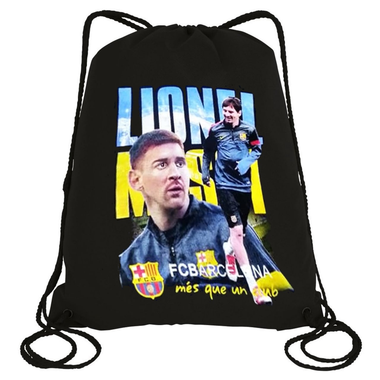 lionel messi F.C.B  Backpack Sack Pack For Men 3