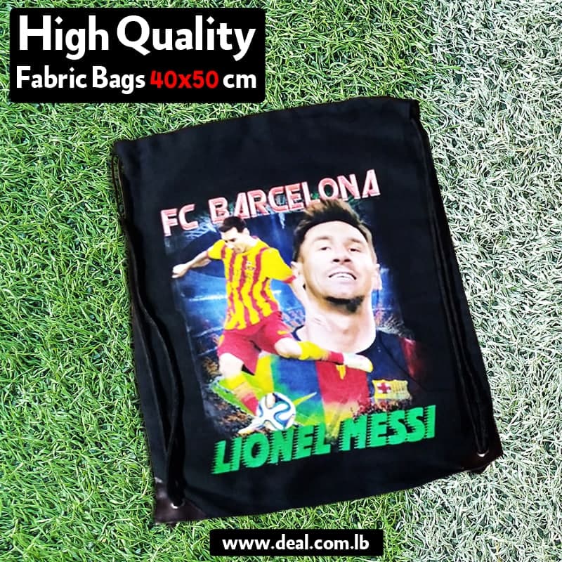 lionel messi F.C.B  Backpack Sack Pack For Men 4