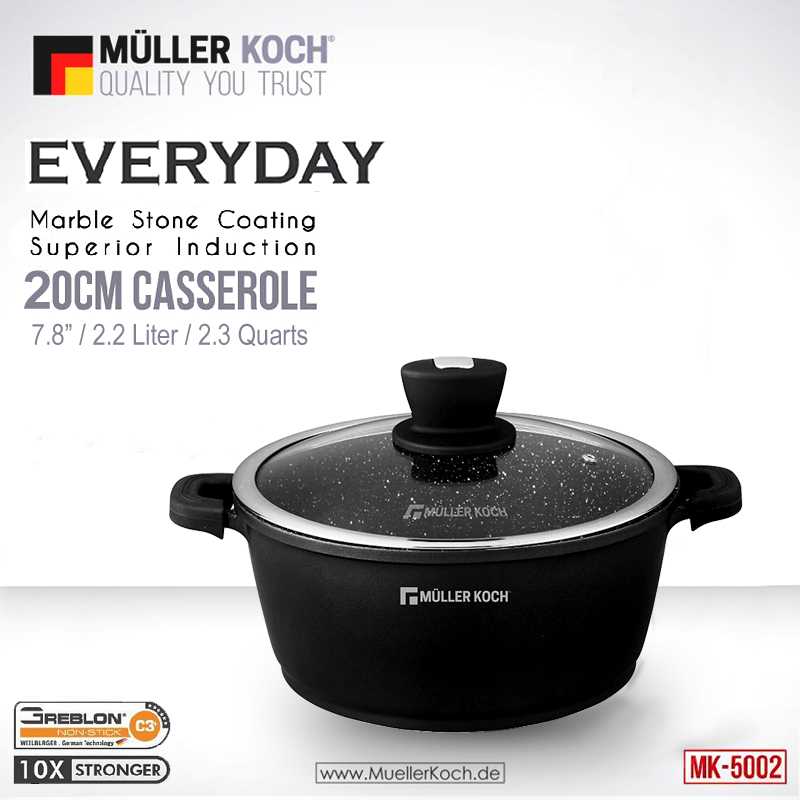 Muller Koch everyday 20 cm casserole 2.2 Liter