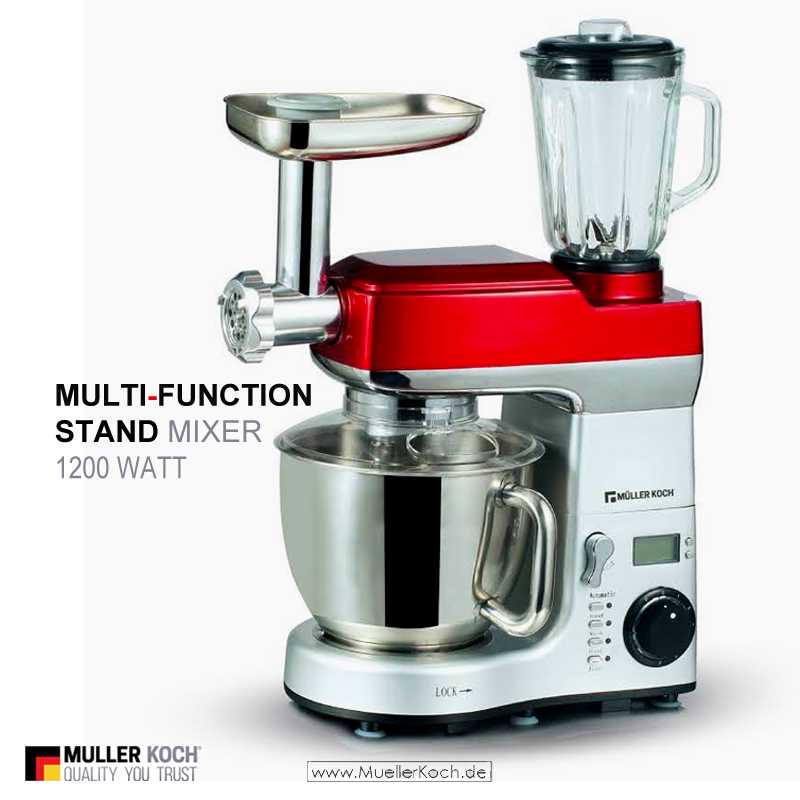 Muller Koch 3 in1 Stand Mixer Die Cast Aluminium 1200 Watt