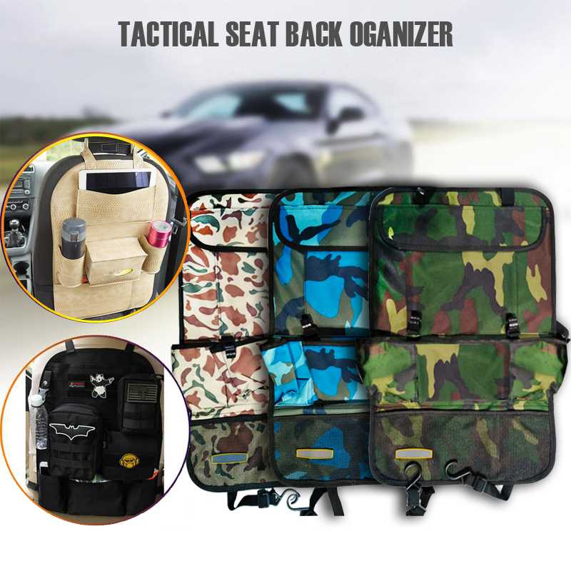 tactical seat back organizer