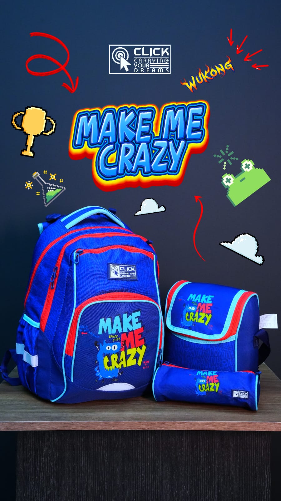 طقم مدرسة 3 قطع  – School Set 3 Pcs
