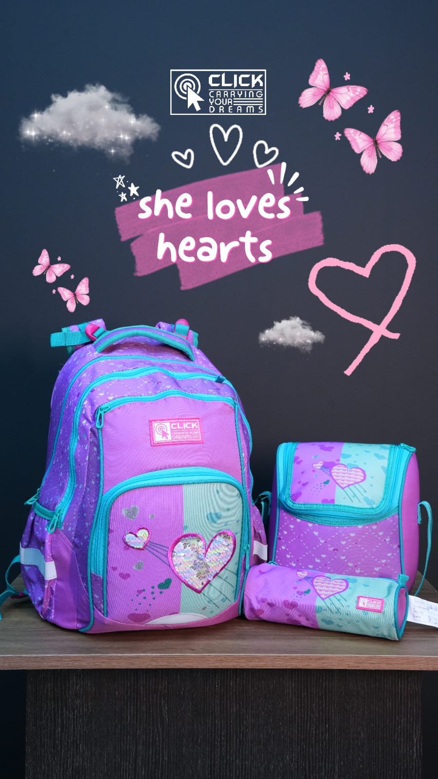 طقم مدرسة 3 قطع  – School Set 3 Pcs
