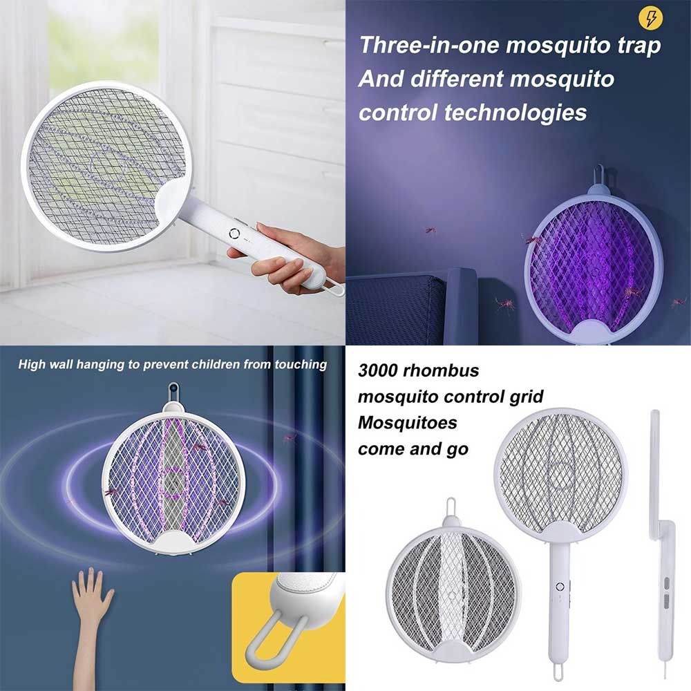 مضرب كهربائي للناموس  – Electric Fly Swatter 3in1