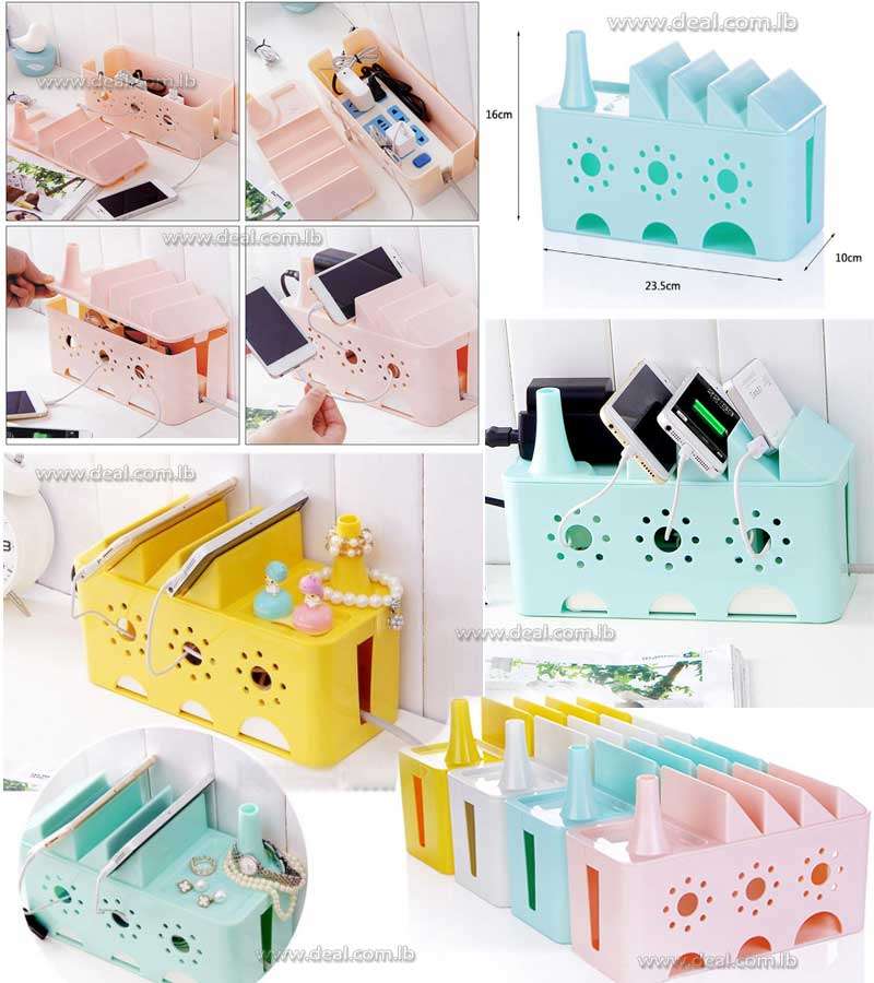 Ceiling Socket With Electrical Cable Storage Multifunctional Mobile Phone