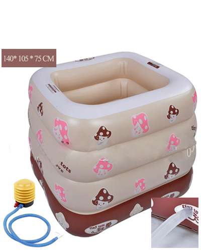 -beige- Baby Learns rectangular pool swimming suit