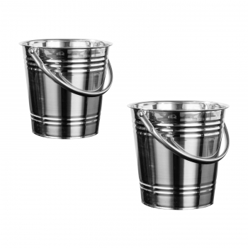 20cm+Stainless+Steel+Ice+Bucket%2CIndoor+Outdoor+Ice+Bucket+with+Handle%2CThick+Stainless+Steel+Ice+Bucket