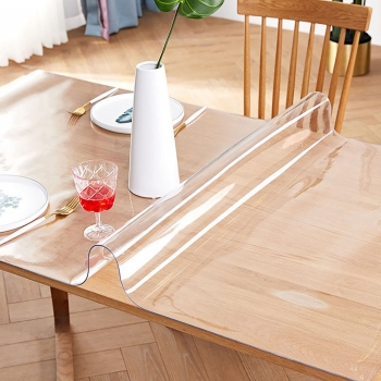 2mm+Clear+Rectangular+Tablecloth+Table+Protector