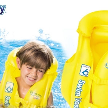 Bestway+32034+Float+Inflatable+Swim+Safe+Kid+Life+Jacket+51%2A46cm