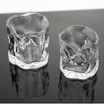6+Pieces+Irregular+Ice+Glass+Cup+Set+%E2%80%93+Artistic+%26+Bold+Design+240ML