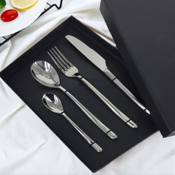 Stainless+Steel+Tableware+Set+Of+4pcs+Spoon+Fork+And+Knife