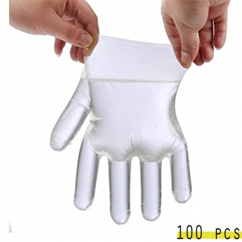 100+pcs+Disposable+Transparent+polyethylene+Gloves