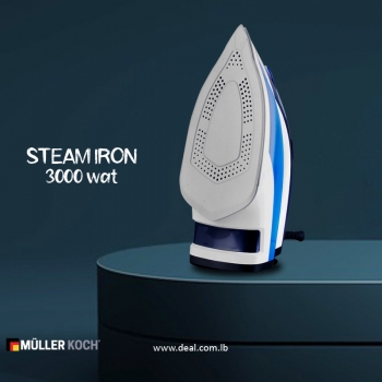 Muller+Koch+STEAM+IRON+3000+WATT