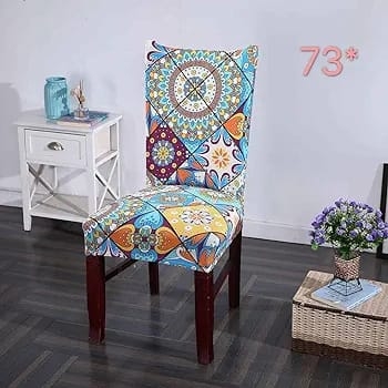 1pc+Geometric+Pattern+Black+Dining+Room+Chair+Cover%2C+Modern+Polyester+Stretchy+Dining+Chair+Slipcover+For+Dining+Room%2C+Part