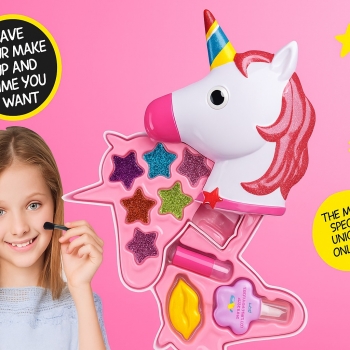 Unicorn+Kids+Makeup+Set%2CGlitter+Cosmetic+Kit+For+Girls