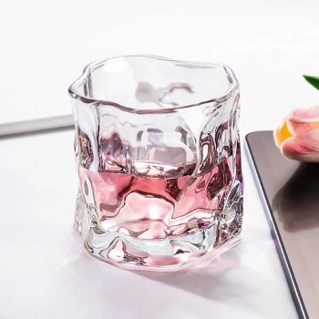 6+Pieces+Irregular+Ice+Glass+Cup+Set+%E2%80%93+Artistic+%26+Bold+Design+240ML