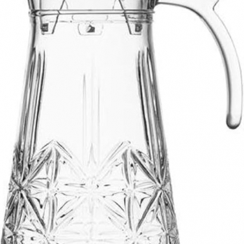7-Pieces+Clear+Glass+Jug+and+Glasses%2C6+Glasses+and+Jug%2CDrinking+Jug+1.7L%2CModern+Set