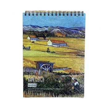 1+Pc+Oil+Painting+Pattern+Cover+Random+Sketchbook%2CA4+Sketchbook+45+Sheets