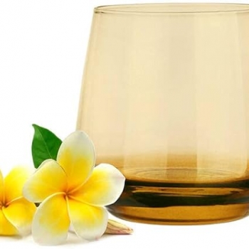 Amber+Glass+6+Pieces+Water+Glasses+370ml+Each%2CModern+Glass+Cups