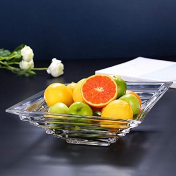 1Pcs+Delisoga+Crystal+Clear+Glass+Bowl