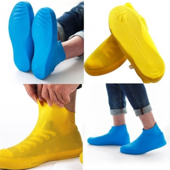 Large+41-47+1Pair+Latex+Waterproof+Portable+Shoe+Covers